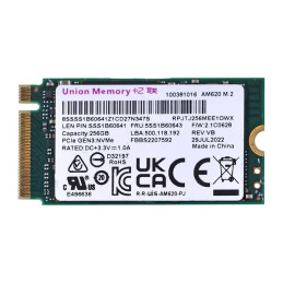 SSD M.2 256GB NVMe 2242